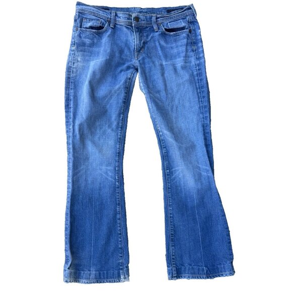 Citizens of Humanity Jeans Womens 32 Ingrid 002 Low Waist Flare Stretch 90s Y2K - Picture 1 of 12